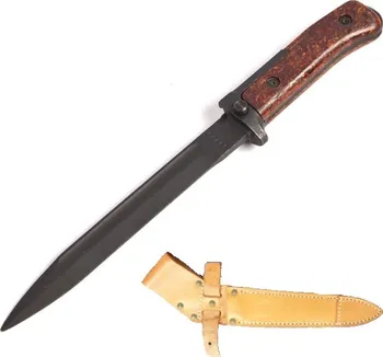 lovecký nůž AČR bajonet vz.57 k SA-58 + kožené pouzdro