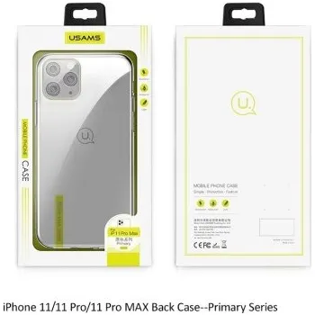Pouzdro na mobilní telefon USAMS Primary TPU Zadní Kryt Transparent pro iPhone 11 Pro, 2448467