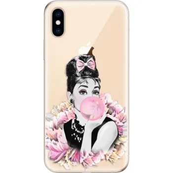 Pouzdro na mobilní telefon Odolné silikonové pouzdro iSaprio - Pink Bubble - iPhone XS