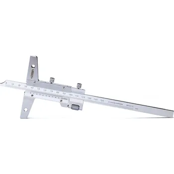 Hloubkoměr INSIZE 300/0,05 mm s otvory pro připevnění příčníku s jemným nastavením
