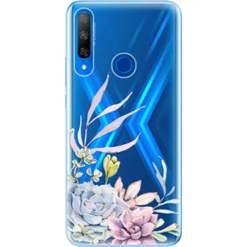 Telefonní příslušenství Odolné silikonové pouzdro iSaprio - Succulent 01 - Huawei Honor 9X