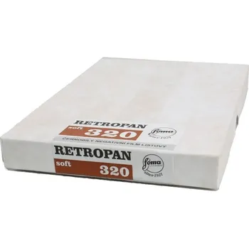 FOMA RETROPAN 320 4x5"/25 listů