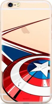 Pouzdro na mobilní telefon Marvel Kapitán Amerika 008 TPU pro Samsung Galaxy S10 Plus průhledné