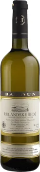 Víno Vinařství Baloun Rulandské šedé 2017 výběr z hroznů 0,75 l