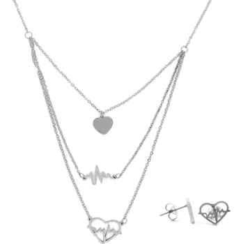 Souprava šperků BRUNOshop.cz Souprava KŘIVKA EKG