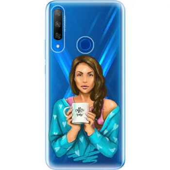 Pouzdro na mobilní telefon Odolné silikonové pouzdro iSaprio - Coffe Now - Brunette - Huawei Honor 9X