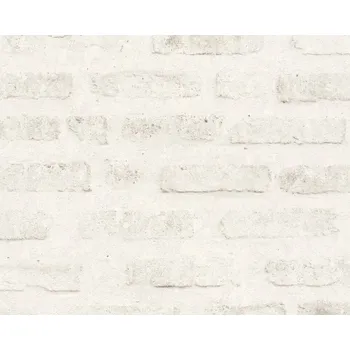 Tapeta Vliesová tapeta 374222 šedá, bílá, vzor kameny, cihly / Tapety na zeď 37422-2 New Walls (0,53 x 10,05 m) A.S.Création