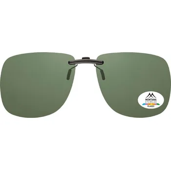 Sluneční brýle MONTANA EYEWEAR Polarizační KLIP L NA BRÝLE C1A Cat.3 se zelenou čočkou