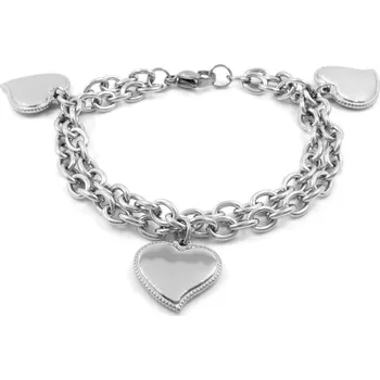 Náramek BRUNOshop.cz Dvojitý náramek SRDCE