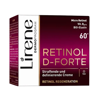 Lirene Retinol D-Forte 60+ omlazující denní krém pro vypnutí pleti 50 ml Pleťový krém Lirene Retinol D-Forte 60+ omlazující denní krém pro vypnutí pleti 50 ml