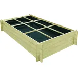 vidaXL Vyvýšený záhon 197 cm borovice