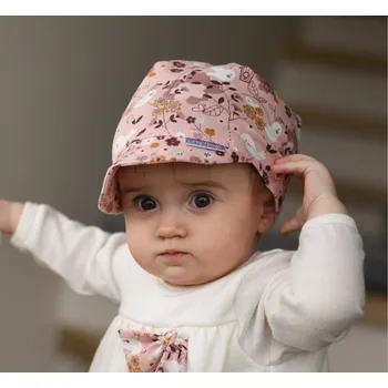 Kšiltovka růžová kytičková kšiltovka