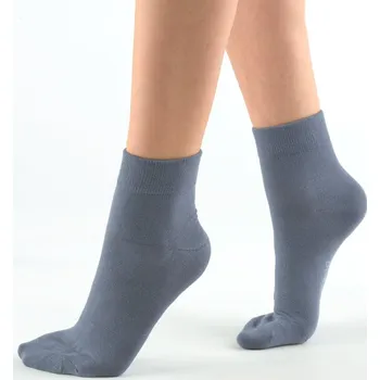 Dámské ponožky Dámské ponožky bamboo 82004P krátké šedé vel.39-41 - Gina