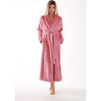 Dámský župan Dámský župan Lilly extra 2120 3352 pudrový vel.M - Vestis (Župan se šálovým límcem)