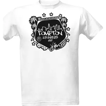 Tričko s potiskem Compton BW Classic Ramirez hip hop pánské