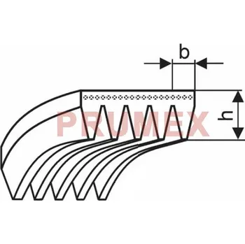 Řemen víceklínový 5 PJ 432 (170-J) optibelt RB