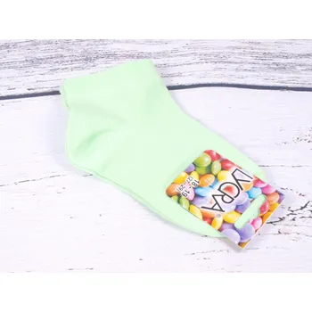 Dívčí oblečení Ponožky české PROPS nízké kotníkové zelené jednobarevné velikosti ponožek: 18-19 ( EUR vel. 27-29)