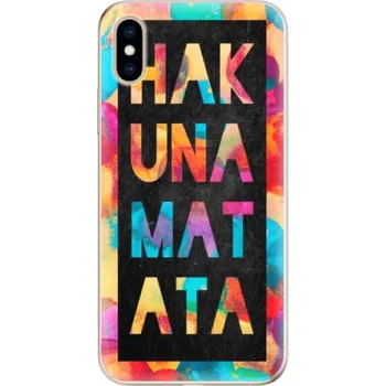 Pouzdro na mobilní telefon Odolné silikonové pouzdro iSaprio - Hakuna Matata 01 - iPhone XS