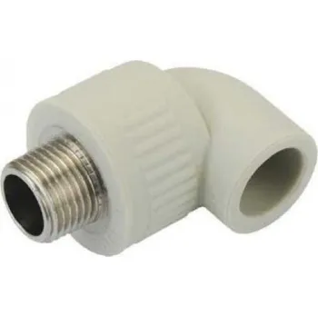 Vodovodní potrubí Aquaplast PPR Koleno s kovovým závitem vně 25x1/2