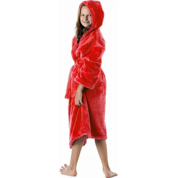Dámský župan Dětský župan Lilly extra 9120 3551 červený vel.104 - Vestis