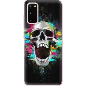 Pouzdro na mobilní telefon Odolné silikonové pouzdro iSaprio - Skull in Colors - Samsung Galaxy S20