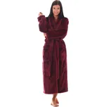 Dámský župan Lilly extra 2120 3651 vínový vel.L - Vestis (Župan se šálovým límcem)