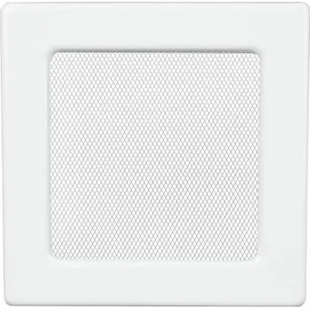 Větrací mřížka Ventishop Krbová mřížka 170x170 bílá