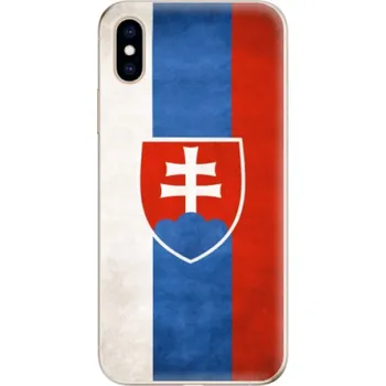 Odolné silikonové pouzdro iSaprio - Slovakia Flag - iPhone XS