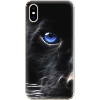 Pouzdro na mobilní telefon Odolné silikonové pouzdro iSaprio - Black Puma - iPhone XS
