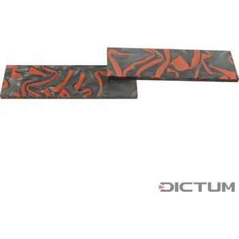 Lak na dřevo Dictum 831387 - Acrylic Handle Scales, Grey/Red - Materiál