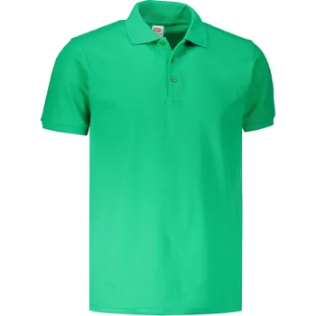Pánské tričko Fruit Of The Loom Premium Polo Kelly Green XXXL