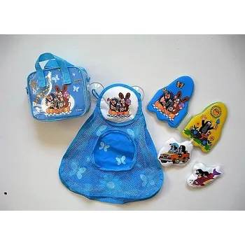 Set do vany KRTEČEK kapsář+knížka+2x stříkátka