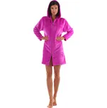Dámský župan Siena 3856 4301 fuchsiový vel.2XL - Vestis (Župan se zipem a kapucou)