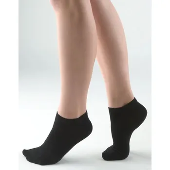 Dámské ponožky Dámské ponožky bamboo 82005P kotníkové černé vel.35-38 - Gina