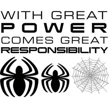 Samolepící dekorace RoomMates Samolepka na zeď Spiderman Quotes 102x23 cm