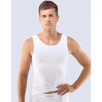 Nátělník Pánské tílko bamboo 58005P bílá vel.XL/XXL - Gina