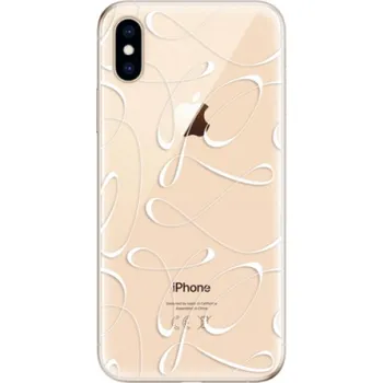 Pouzdro na mobilní telefon Odolné silikonové pouzdro iSaprio - Fancy - white - iPhone XS