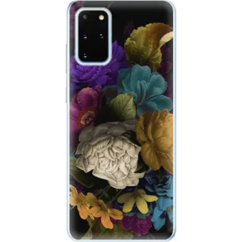 Pouzdro na mobilní telefon Odolné silikonové pouzdro iSaprio - Dark Flowers - Samsung Galaxy S20+