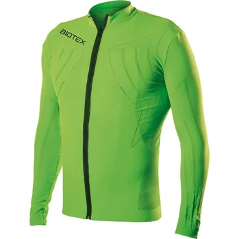 cyklistický dres BIOTEX Cyklistický dres s dlouhým rukávem letní - EMANA SUMMER - zelená XS-S