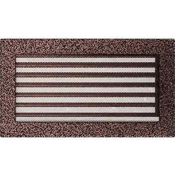 Větrací mřížka Ventishop Krbová mřížka s žaluzií 170x370 měděná