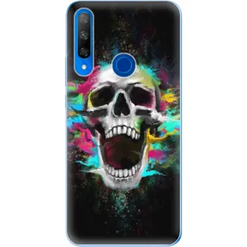 Pouzdro na mobilní telefon Odolné silikonové pouzdro iSaprio - Skull in Colors - Huawei Honor 9X