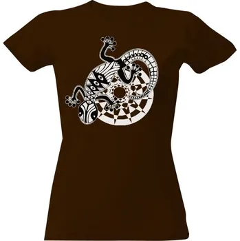 Dámské tričko Tričko s potiskem Tekk Ještěrka dámské