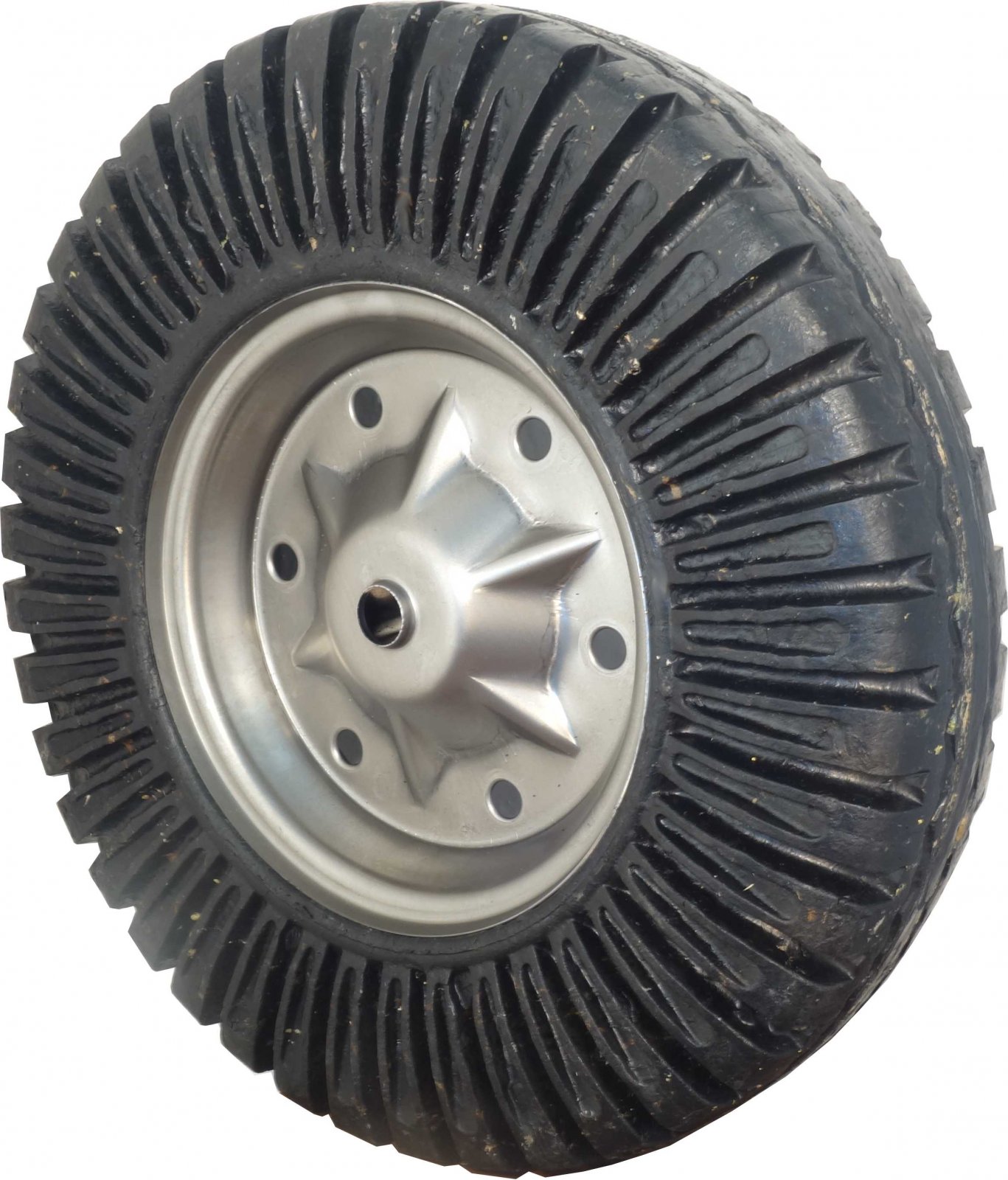 Samostatné PLNÉ kolečko k navaření - Náhradní pro stavební kolečko 400x95/65-20