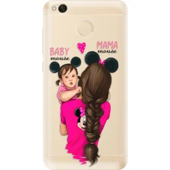 Pouzdro na mobilní telefon Odolné silikonové pouzdro iSaprio - Mama Mouse Brunette and Girl - Xiaomi Redmi 4X