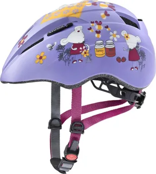Cyklistická přilba UVEX KID 2 CC Lilac Mouse Mat 46-52