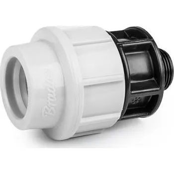 BRADAS PE spojka 32mm/1" vnější závit, PN16