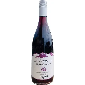 Víno Miluron Patriot Borůvkové víno 0,75 l
