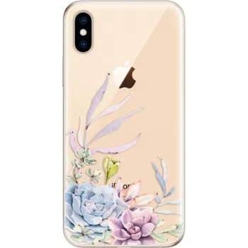 Odolné silikonové pouzdro iSaprio - Succulent 01 - iPhone XS