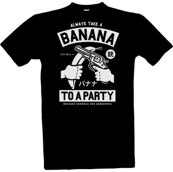 Pánská móda Tričko s potiskem Banana Party Ramirez hip hop pánské