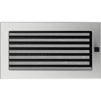 Větrací mřížka Ventishop Krbová mřížka s žaluzií 170x300 leštěná